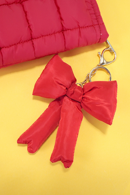 Pink Cute 3D Bow Knot Keychain - Bagged Store