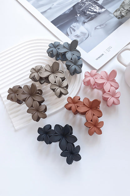 Parchment 3D Flower Plastic Resin Hair Claw - Bagged Store