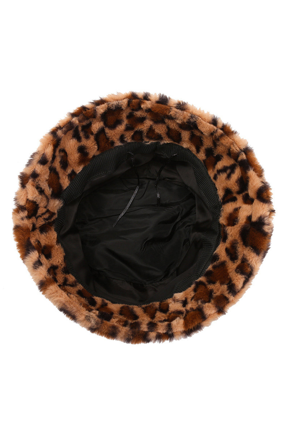 Thai Curry Leopard Plush Wide Brim Winter Fishman Hat - Bagged Store