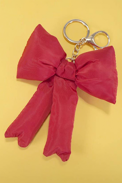 Pink Cute 3D Bow Knot Keychain - Bagged Store